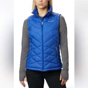 Columbia Heavenly Omni-Heat Vest in Teal. Sz S